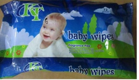 تحذير الجمهور من استعمال المحارم الرطبة للأطفال BABY WIPES KT